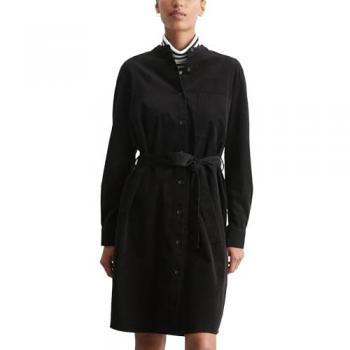 MARC O'POLO DENIM Minikleid Bio-Baumwolle Gr. M schwarz Damen