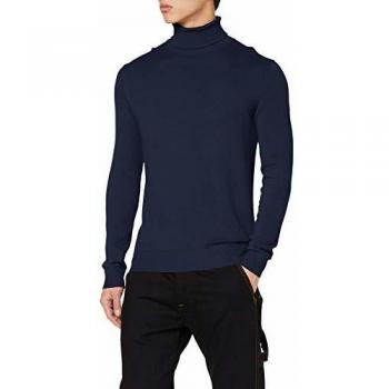 Jack&Jones Rollkragenpullover Dunkelblau Regular Fit M Herren