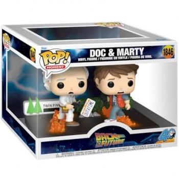 Figura Funko POP! Doc & Marty en Acción (Regreso al Futuro)