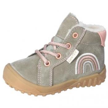 Lauflernstiefel PEPINO BY RICOSTA Dusty WMS: weit Gr. 23, eukalyptus, rosa mit Schurwolle