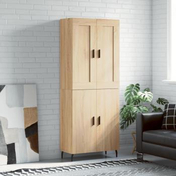 VidaXL Eichen-Highboard Sonoma 69,5 × 34 × 180 cm