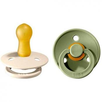 Size 2 Dual Pack Ivory/Sage Pacifiers