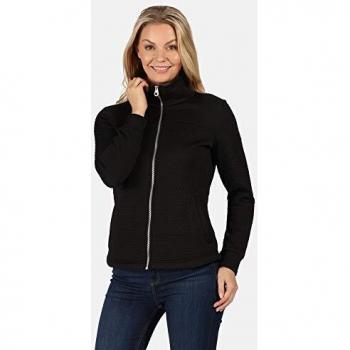Regatta Dynastie Damen‑Sweatshirt, Schwarz, 40 Taille