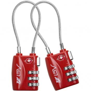 TSA-Akzeptiertes Gepäckschloss Set – individuell einstellbare Kombination