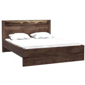 Doppelbett INGENIO-161, 160x200 cm, LED-Beleuchtung, modernes Design