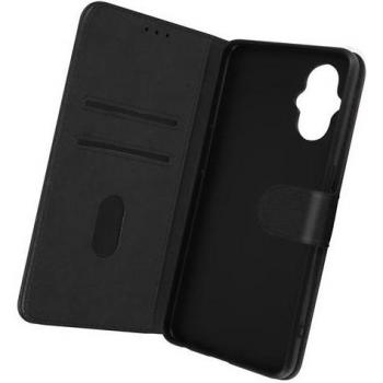 Funda Negra con Función Soporte para Oppo Reno 8 Lite 5G
