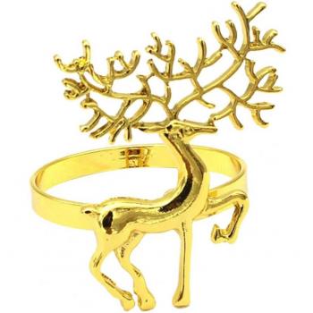 3-Color Christmas Deer Napkin Holder