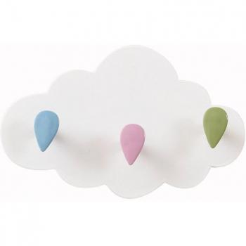 Crochet adhésif nuage pour rangement cuisine