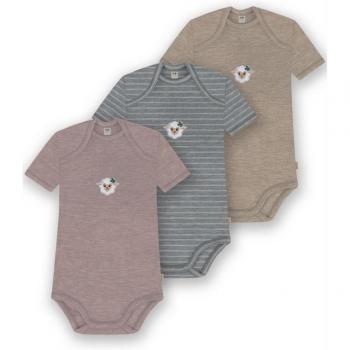 Baby Merino Body Kurzarm „Tauranga 3er Set von Normani