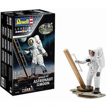 Apollo 11 Astronaut on the moon Set de Maquette Cadeau 50ème Anniversary Apollo 11 Astronaute Blanc 03702, 3702