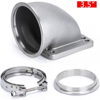 V-Band 90 Degree Turbo Elbow Adapter 3.5 for T3/T4 Turbocharger