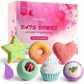 Homasy Spa Kit 6 Pezzi: Sal di Bagno per Relax Donna & Bambini