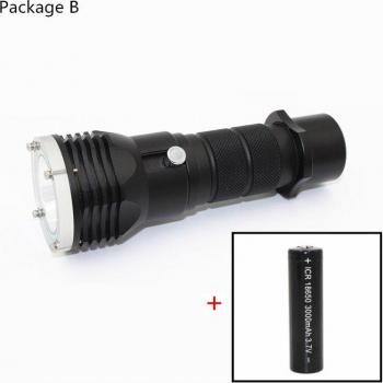 LED Scuba Diving Light XM-L2 1200LM 50m Waterproof
