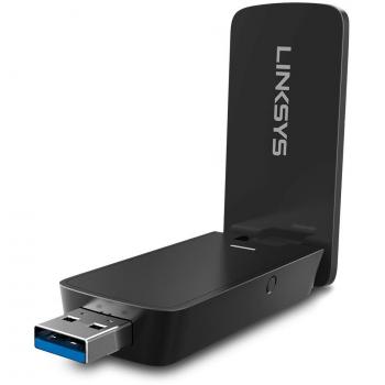 Linksys WUSB6400M-EU AC1200 MU‑MIMO USB‑Adapter für PC – Schwarz