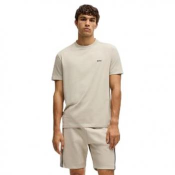 BOSS Green Herren Tee in Beige, Größe 2XL