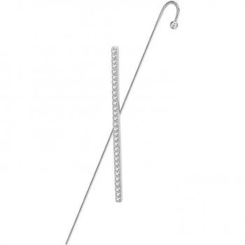 Boucles d'oreilles à strass pour oreille percée