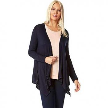 Roman Originals Women's Long Sleeve Navy Cardigan Size 12