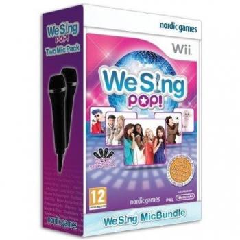 We Sing: Pop (paquete con 2 micrófonos), Juego para Wii