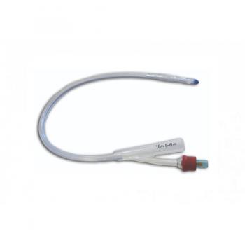 Catéter Foley 2 Vías Silicona CH16 Balón 5/10ml