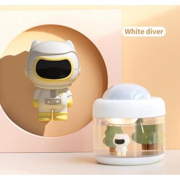 Portable Projection Lamp and Aroma Humidifier, Wireless, 2000mAh Rechargeable