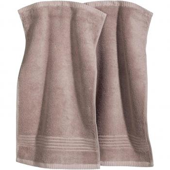 Erwin Müller Konstanz Gästehandtuch 2‑Pack – Größe 30 × 50 cm, Cappuccino