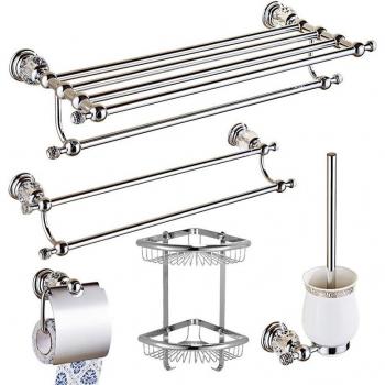 Barre de serviette design en chrome