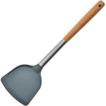 Stainless Steel Cooking Utensil Set with Wooden Handle