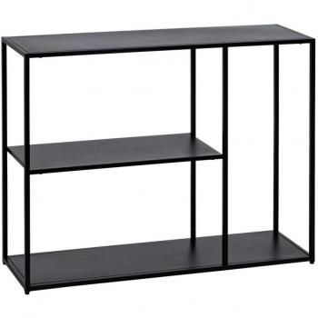 Estantería de Acero Negra SQUARE 100 x 30 x 81 cm