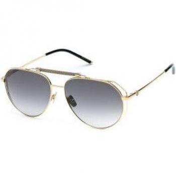 Gold Titanium Sunglasses with Zeiss Lenses