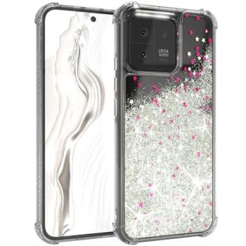 Glänzende Silber-Case EAZY LINE Liquid für Xiaomi 13