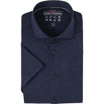 PURE Herren Hemd Jersey Dunkelblau 42