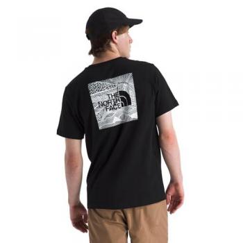 Korte Mouw Redbox Shirt van The North Face, Zwart/Wit, maat L