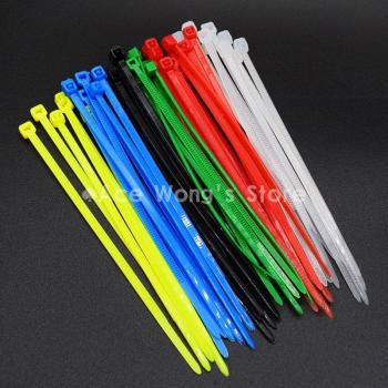 100 Pcs Colorful Nylon Wire Zip Ties 3x100mm