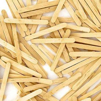 Petits bâtons en bois naturel de 5,5 cm de longueur