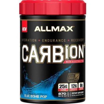 Blue Bomb Pop Carbion+ 870g – AllMax Nutrition Energy Drink