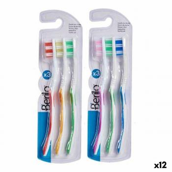 Berilo Dientes Brillantes – Pack de 12 Cepillos Multicolor