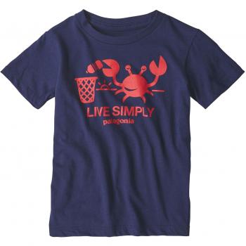 T-shirt Mixte Enfant Patagonia Baby Live Simply Bio, Vert (Nettle Green), XS