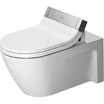 Duravit Starck 2 WC sospeso, sedile bidet SensoWash, bianco alpino