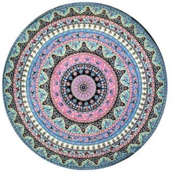 Tapis extérieur bohème 150 cm pour yoga et plage