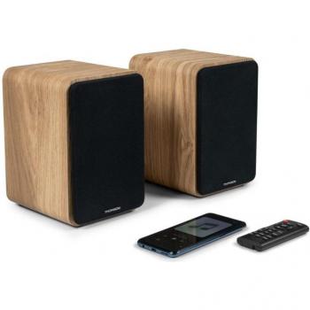 Altavoces de Madera Thomson WS602DUO – 100 W, Bluetooth y salidas RCA