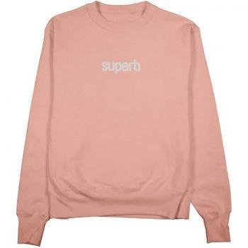 XXL Women’s Hexaline Pink Sweatshirt, Oversize Cut