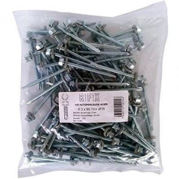 Vis tôle Rifix tête hexagonale 6,3 mm