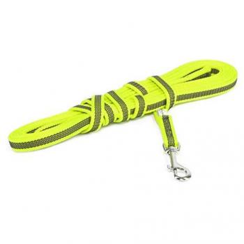 Color & Grey Julius K9 ½‑Inch Grip Leash – 16 ft, Handlebars, 30 kg Dog Friendly