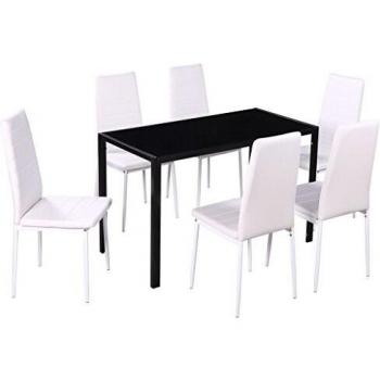 Sonata Black and White Dining Ensemble