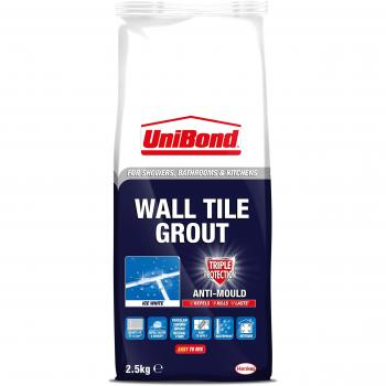 Water‑Proofing Ice White Tile Grout – UniBond 2026578 (2.5 kg)