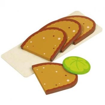 GoKi Brotscheiben, 4 Scheiben, 1 Salatblatt
