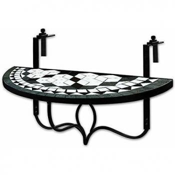 Tablette suspendue en mosaïque pour balcon 76 x 40cm