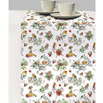 Seasonal Splendor Paper Table Cover featuring Christmas Ornaments – 33 x 600 cm