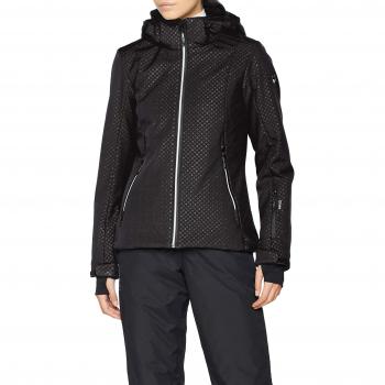 CMP Damen Skijacke 8000 – Warm & Winddicht, Nero, 38W0696