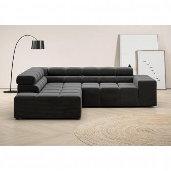 Ecksofa INOSIGN Ancona (L‑Form) – inkl. Kopfteilverstellung, 3 Zierkissen, optional motorische Sitztiefenverstellung – 249 cm B × 215 cm T × 70 cm H